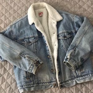 Levi’s shearling-lined jean jacket